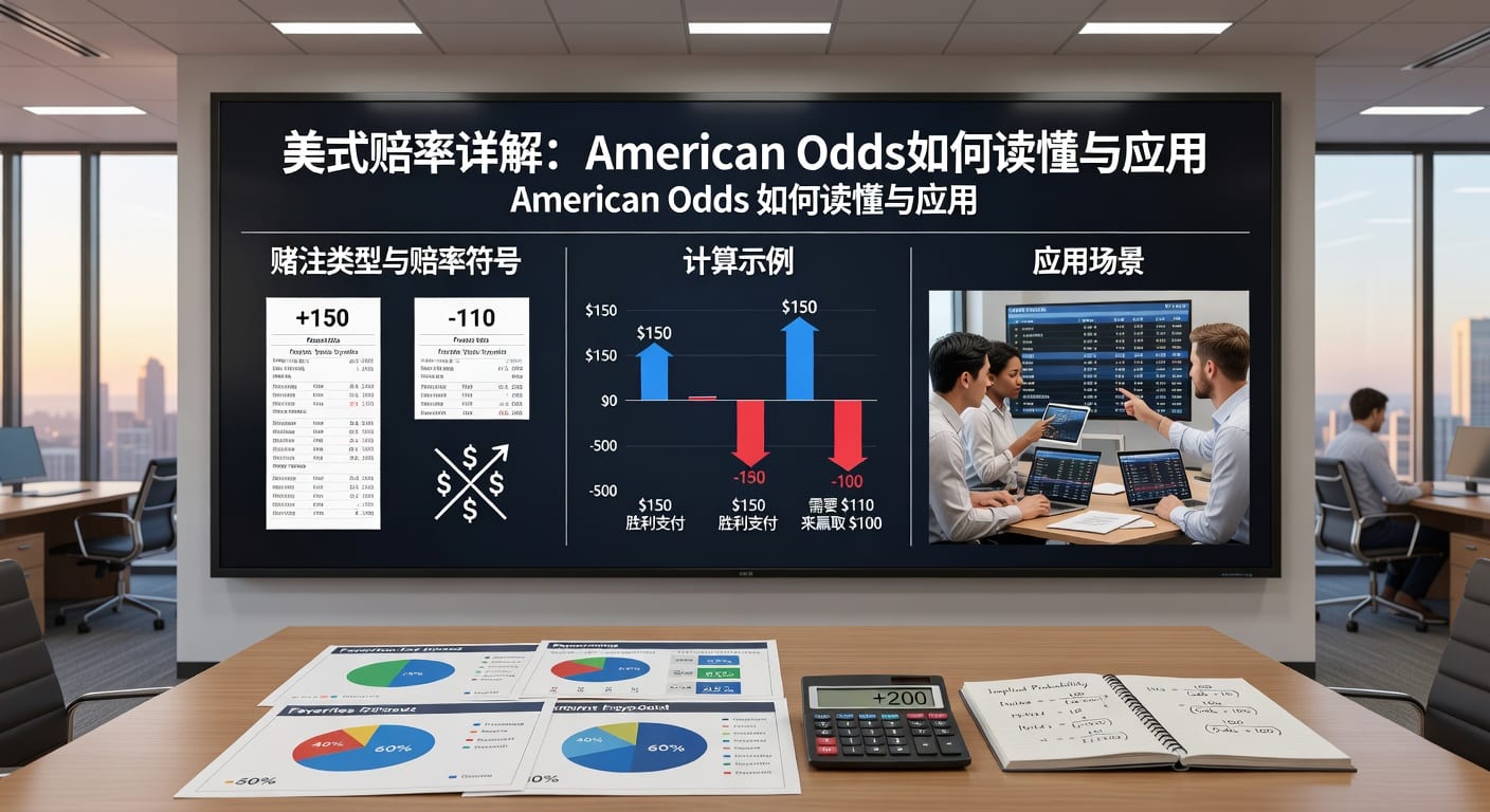 美式赔率 American Odds：2026年体育博彩投注指南