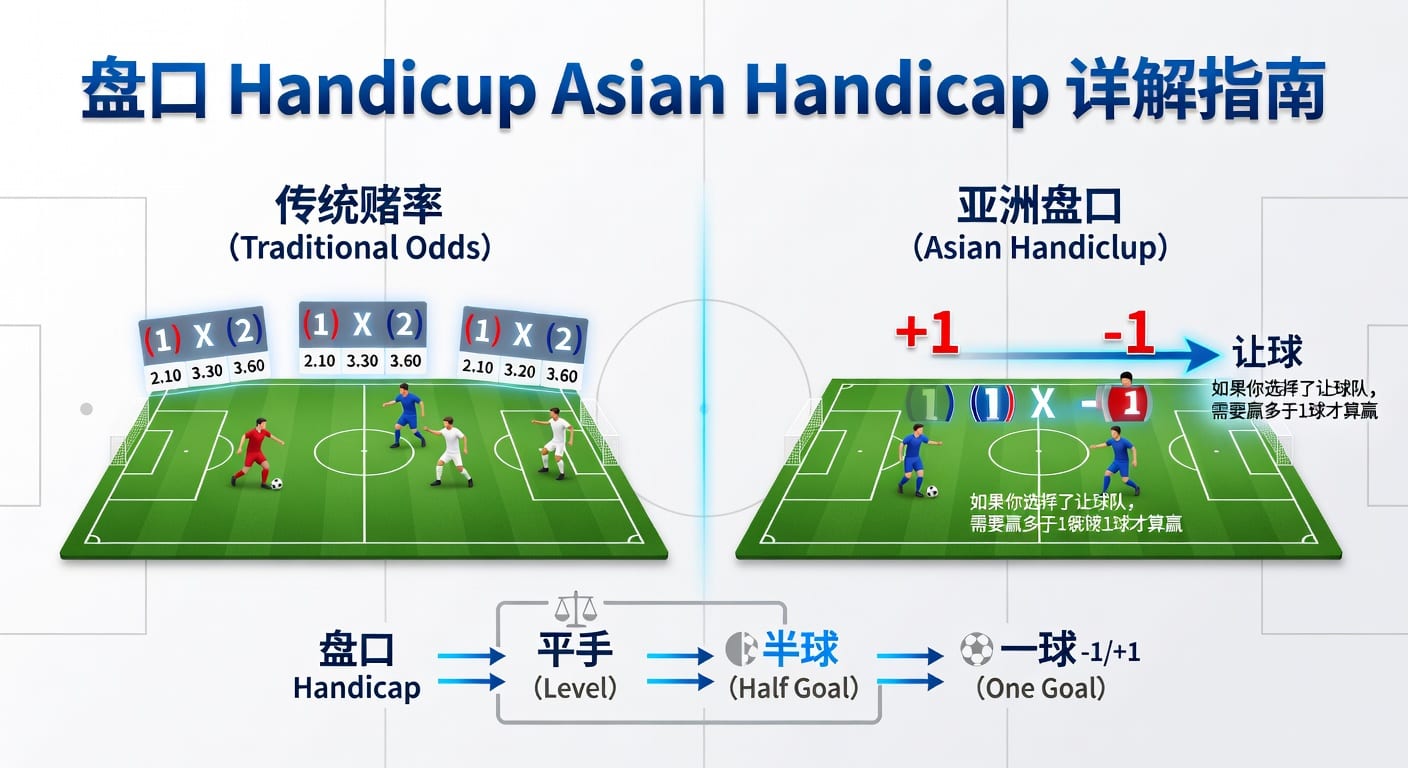 亚洲盘Asian Handicap深度解析：看懂让球盘口，提升投注策略