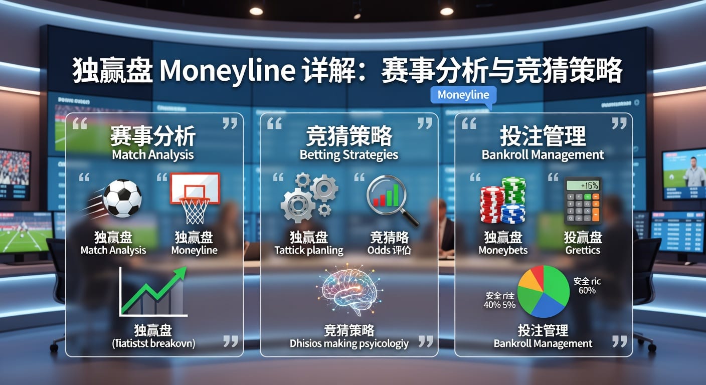 独赢盘 moneyline：2026年判断方法与实战思路